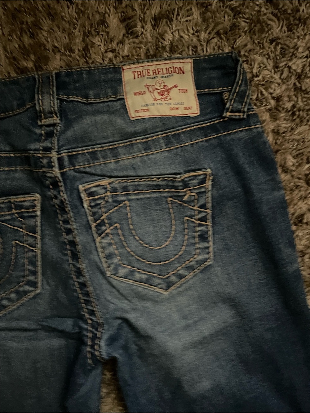 True Religion Women’s Dark Blue Bootcut Jeans - Picture 6 of 7
